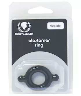 Spartacus Elastomer Cock Ring Black