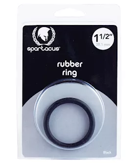 Spartacus 15quot Rubber Cock Ring Black