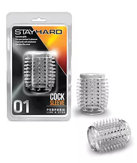 Blush Stay Hard Cock Sleeve 01 Clear