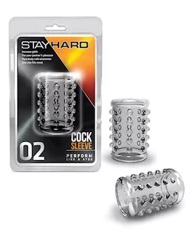Blush Stay Hard Cock Sleeve 02 Clear